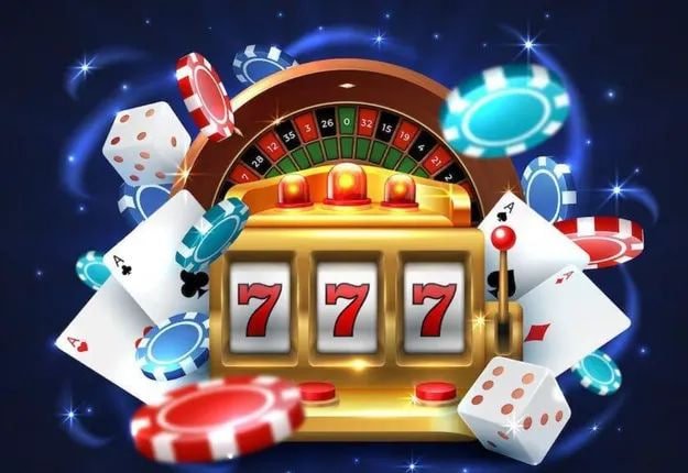 Meja Three Card Poker dengan dealer dan kartu di platform kas77